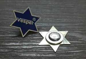 Brass Star Magnet Lapel Pin