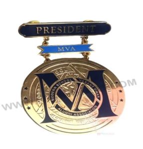 Round Brass Medal