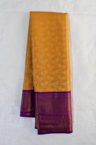 Wedding Wear Handwoven Korvai Kanjivaram Silk Saree