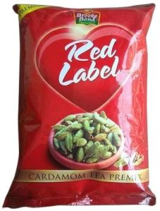 Red Label Cardamom Tea Premix, Packaging Type : Plastic Pouch