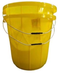 Iron Handle Plastic Bucket