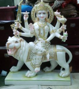 Marble Durga Murti