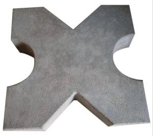 Grey X Shape Concrete Paver Block
