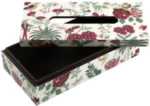 enameled tissue box holder