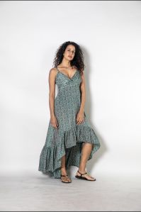 bohemian upper panel dress