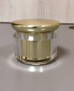 acrylic cream jar