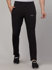 4 way Black Mens Track Pants