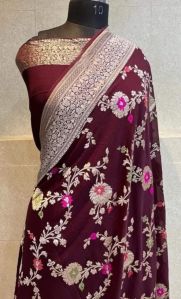 Banarsi Semi Georgette Saree