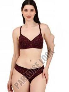 504 Brown Lingerie Set