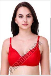 Nylon Plain Molded Non Padded Bra, Technics : Machine Made