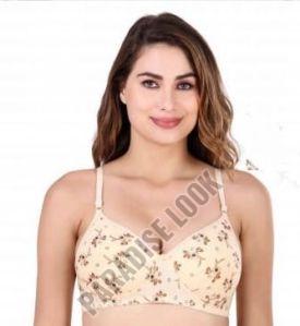 Floral Print Nylon Pari Padded Bra, Technics : Machine Made