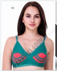 Nylon Printed Payal Non Padded Bra, Technics : Machine Made