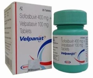 Velpanat Sofosbuvir 400mg & Velpatasvir 100mg Tablets