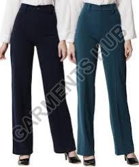 Polyester Plain Ladies Formal Pants, Technics : Machine Made