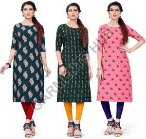 Cotton Ladies Kurtis, Sleeve Type : Half Sleeve, Full Sleeve