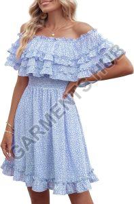 Ladies Off Shoulder Dress