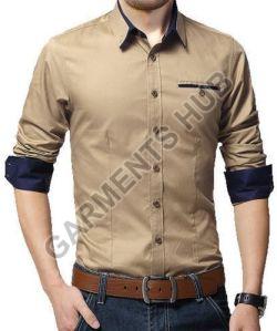 Cotton Mens Casual Shirts, Technics : Machine Made