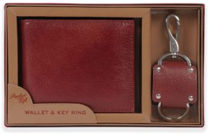 GI-520 Goat Leather Wallet with Keychain