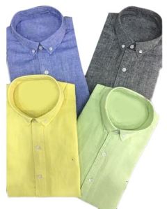 Mens Plain Khadi Shirt