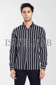 Mens Fancy Printed Party Wear Shirt
