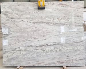 Glacier White Granite Slab