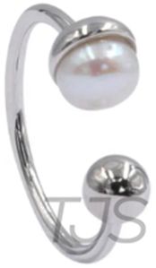 freshwater pearl 925 sterling silver ring