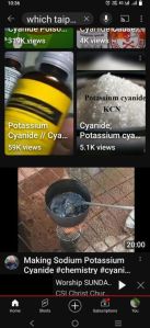 potassium cyanide