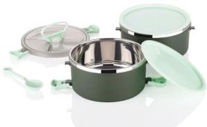 300ml Green Stainless Steel Lunch Box