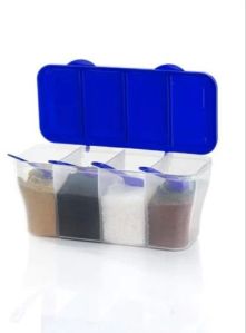 4 Piece Plastic Spice Box