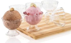 6 Piece Plastic Ice Cream Bowl Set