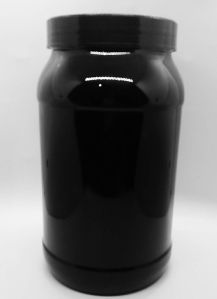 1 Kg Black PET Protein Jars