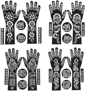 mehndi tattoo sticker