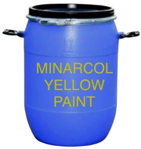 MINARCOL Water Base Yellow Paint for Cable Drum