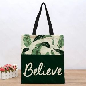 Loop Handle Promotional Canvas Tote Bag