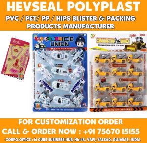 pvc toy packing blister