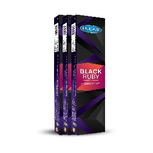 Ullas Black Ruby Agarbathi - Incense Sticks with Floral Fragrance - Pack of 3 (100g per pack)