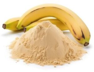 Dried banana powder