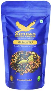 Xiphias Superfoods 100gm Masala Tea 12 Months, Packaging Type : Pouches