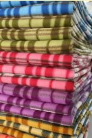 Fleece Check Blanket 1Kg (Travel Use)