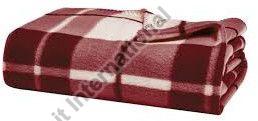 Fleece Check Blanket 2Kg ( Hospital Use)