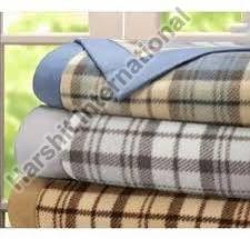 Fleece Check Blanket 3Kg ( Travel Use)