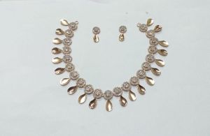 Ladies Designer Gold Necklace Set