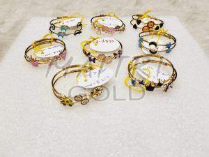 Kids Adjustable Gold Bangles