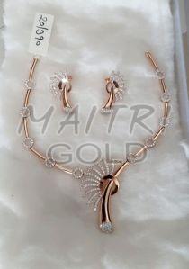 Ladies Designer Pure Gold Necklace Set