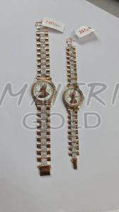 Ladies Gold Wrist Watch