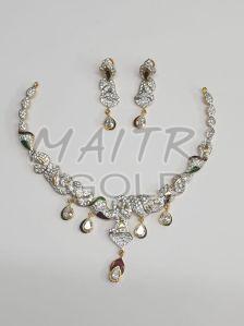 Party Wear Traditional Gold Necklace Set