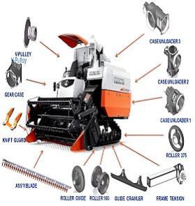 Kubota Harvester Spare Parts For Agriculture Use