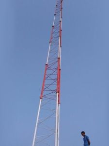 12-36 Meter MS And Gi Self Supporting RF Tower Mast