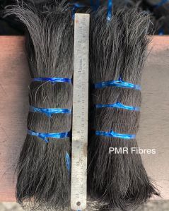 Black dyed bristle coir fibre