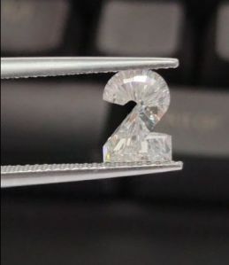 Numerical 2 Shape Lab Grown Diamond